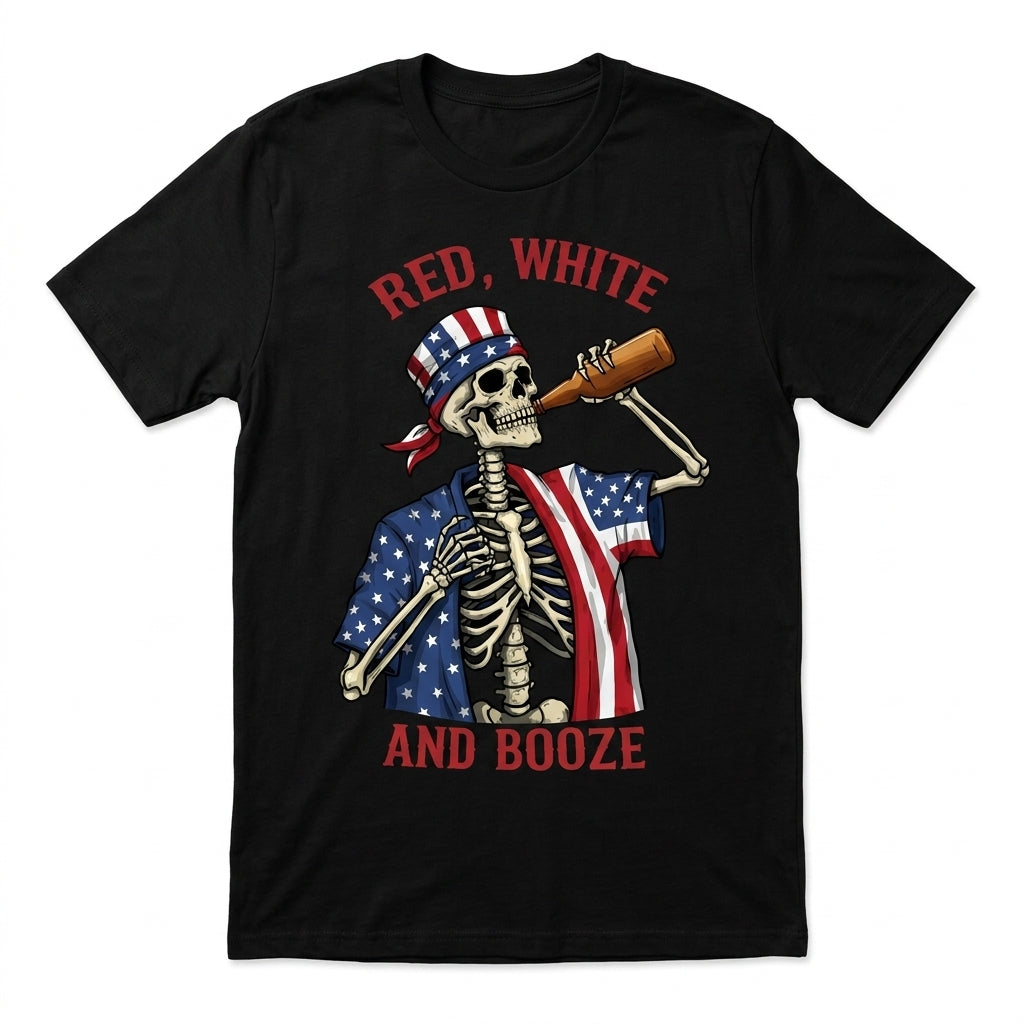 Red White And Booze T-shirt