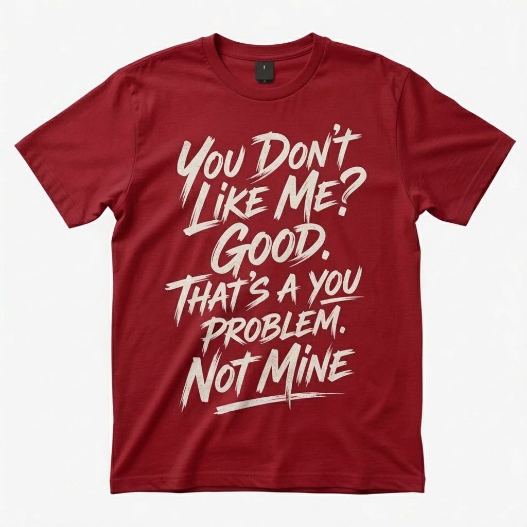 You Don't Like Me? Good. That's a you problem. Not Mine